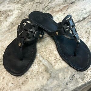 Tory Burch Miller Sandals-Black